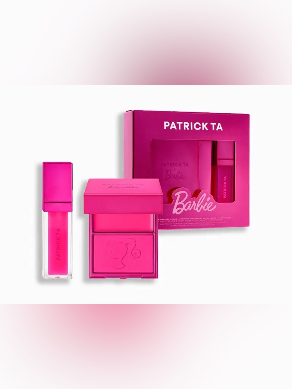 Patrick Ta X Barbie Blush Duo And Lip Plumper Set